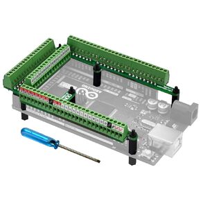 Ultra-Small GPIO Terminal Block Breakout Board Module for Arduino Mega-2560