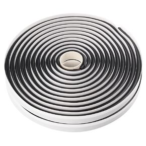 LLPT Butyl Sealant Rope Tape Diameter 3/8" x 16.5 Feet Putty Airtight Watertight Sealing Tape for Auto Car Truck Headlights Window Door Windshield Home Appliance Panels (BSC095)