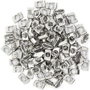 160 Pieces 2020 Series T Nuts, M3 M4 M5 T Slot Nut Hammer Head Fastener Nut for Aluminum Profile
