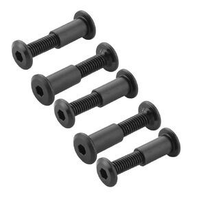 MroMax M6 Binding Screws, M6 x 12mm Carbon Steel Binding Screws and Rivet Socket Cap Connecting for Binding Baby Bed Furniture, DIY Leather, Scrapbook and Photo Albums 10Pcs