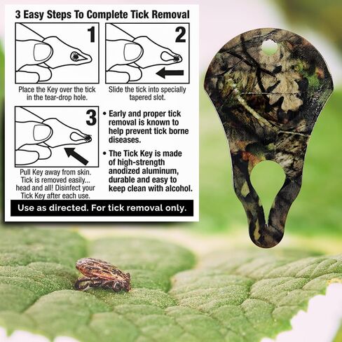 The Original Tick Key - Tick Detaching Device - Portable, Safe and Highly Effective Tick Detaching Tool (Breakup Country) in Saudi Arabia