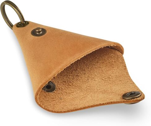 Leather Keychain Pouch, Key Holder Coin Purse, Coin Purse Keychain, Small Leather Key Pouch, Purse Keychain Holder (Vintage Brown) in Kuwait