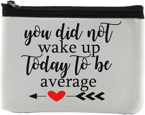 Bee-You-Tiful Coin Purse Wallet Pouch For Women | Small Card Change Bag With Zipper | Mini Travel Purse For ID Case | Makeup Card Novelty Bag in Kuwait