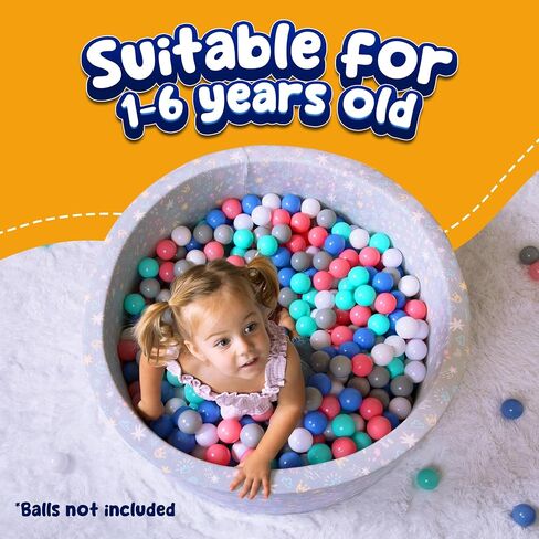 Foam Ball Pit for Toddlers - Soft Baby Ball Pit for Babies, Toddler Ball Pit, Ball Pits, Ballpit, Kids Foam Pit in Saudi Arabia