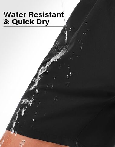 شورت سباحة رجالي مقاس 7 بوصات ملابس سباحة سريعة الجفاف مع بطانة شبكية لبدلات السباحة in Kuwait