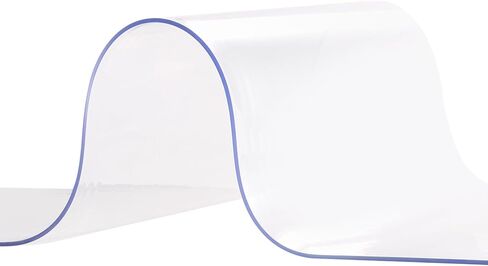 VEVOR Strip Curtain, 84" Height x 38" Width, 0.08" Thickness, 6PCS Clear PVC Strip Door Curtain, Freezer Curtain, Plastic Door Strips for Walk in Freezers, Coolers & Warehouse Doors, with 50% Overlap in Saudi Arabia