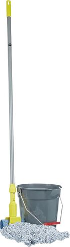 Amazon Basics Loop-End Rayon Finish Commercial String Mop Head, 5 Inch Headband, Medium, 6-Pack in Saudi Arabia