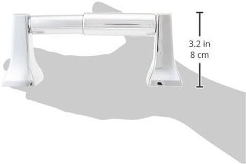 حامل ورق تواليت زنبركي كروم معاصر من موين يثبت على الحائط في الحمام، P5050 in Kuwait