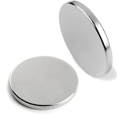 DIYMAG Powerful Neodymium Disc Magnets with Double-Sided Adhesive, Strong Permanent Rare Earth Magnets for Fridge, DIY, Building, Scientific, Craft, and Office Magnets, 1.26 inch Diameter, Pack of 6 in Kuwait
