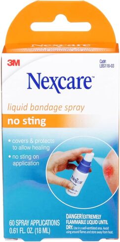 بخاخ ضمادة سائل من نيكس كير، 0.61 أونصة (عبوة من 3 قطع) in Kuwait