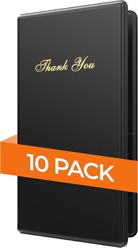 مقدمو الشيكات من الميزانية للمطاعم - 20 حزمة من دفاتر شيكات الضيوف للخوادم - حامل الشيكات - دفتر الشيكات in Saudi Arabia