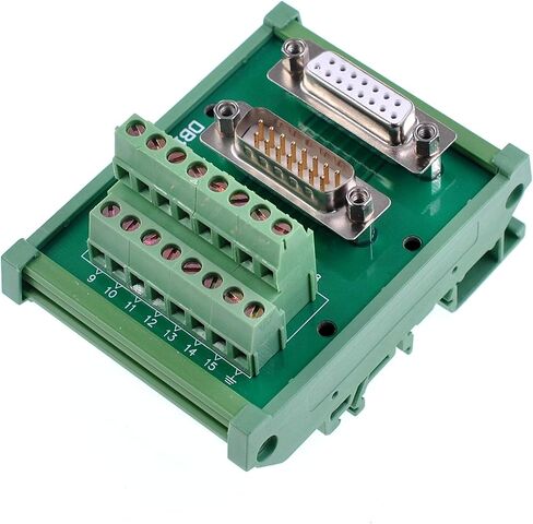 Oiyagai DB37 D-Sub ذكر وأنثى رأس لوحة القطع محطة المجلس كتلة DIN السكك الحديدية جبل واجهة وحدة موصل C45 القضبان بعرض 35 مللي متر in Kuwait
