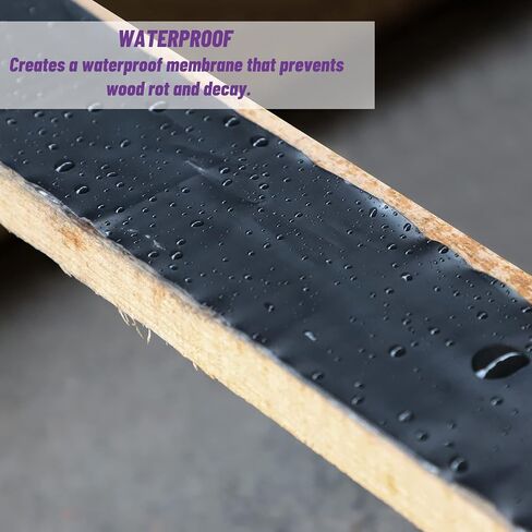 شريط رافعة من Eazy2hD للتزيين مقاس 1-5/8 بوصة × 50 قدم، 4 عبوات، شريط بوتيل ديك مقاوم للماء وشريط وامض مضاد للتآكل لأعلى الروافد، وروافد الحواف، وتحت الروافد والعوارض in Kuwait