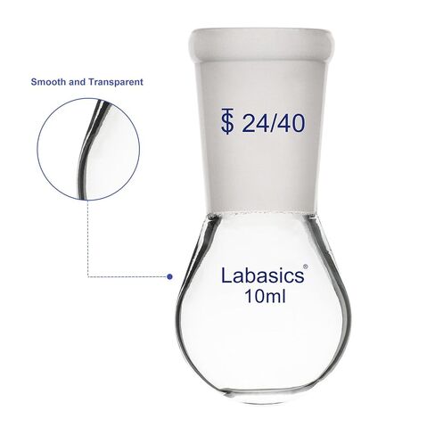 Borosilicate Glass Single Neck Recovery Flask Rotary Evaporator Flask, with 24/40 Outer Joint, 500 ml in Kuwait