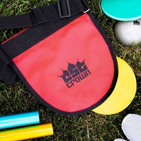 Crown Sporting Goods Discus & Shot Put Carrier Bag – Premium Quality Track & Field Equipment with 2 Pockets & Adjustable Carrying Strap in Saudi Arabia