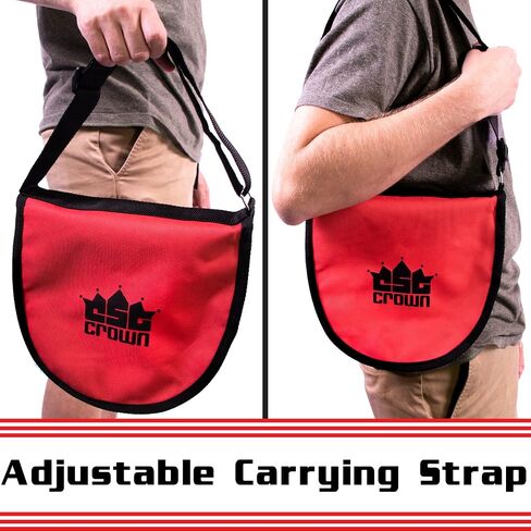Crown Sporting Goods Discus & Shot Put Carrier Bag – Premium Quality Track & Field Equipment with 2 Pockets & Adjustable Carrying Strap in Saudi Arabia