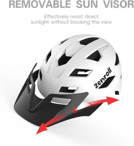 Kids Helmet, Kids Bike Helmet with Removable Sun Visor, Lightweight Adjustable Children Bicycle Helmet for Boys and Girls Ages 5-14 in Kuwait