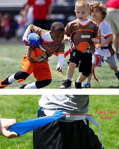 Flag football belts,flag football set,For kids,Youths, Adults,flags for flag football,flag football flags,flag football gear,Training Equipment[14pcs] in Kuwait