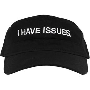 I Have Issues Cadet Military Cap Army Style Flat Top Hat for Men and Women in Saudi Arabia
