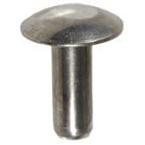 Auveco # 9643 3/16" Diameter X .400 Solid Aluminum Brazier Head Qty 100. in Saudi Arabia