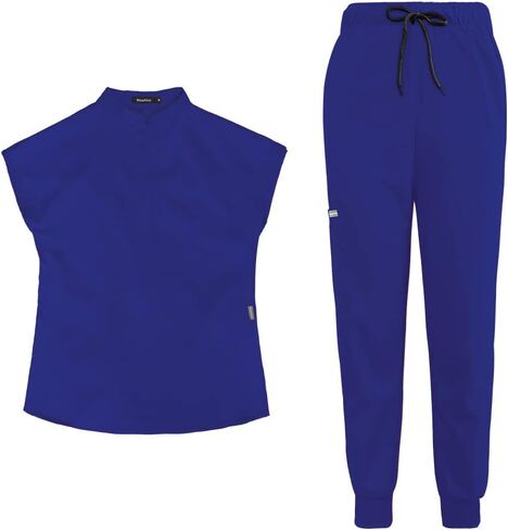 بدلة فرك Niaahinn للنساء Top & Jogger Scrub Pant with Pocket Medical Professionals مجموعة in Kuwait
