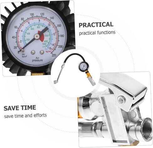 GLEAVI Digital Tire Pressure Gauge Tool High Sensitivity Automotive Tire Pressure Measuring Device for Real Detection Lightweight and Easy to Use for Car Owners and Enthusiasts in Saudi Arabia