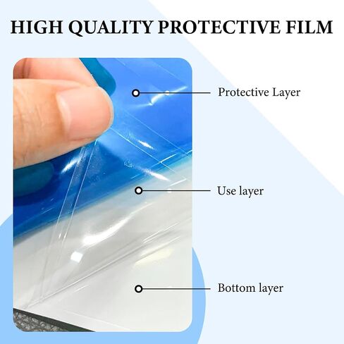 Headlight Vinyl Film Sticker Sheet Roll, 47.2"×11.8" Self-Adhesive Tint Vinyl Film for Car Tail Lights Fog Lights, Air-Release Headlight Tint Wrap Film with Squeegee & Cutter (Light Black) in Saudi Arabia