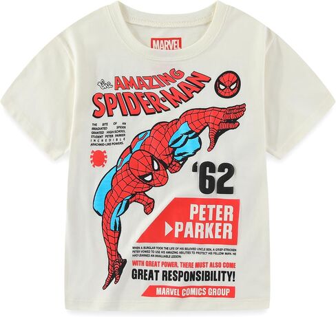 Marvel Spider-Man Boys There Shirt Sleeve T-Shirt for Big Kids in Saudi Arabia