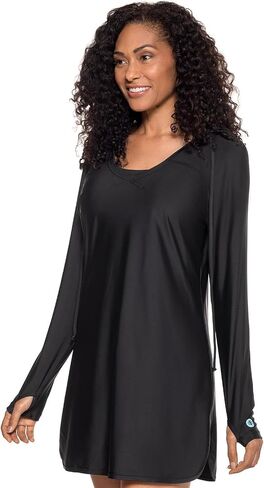 Coolibar UPF 50+ Women's Seacoast Swim Cover-Up Dress - Sun Protective in Saudi Arabia