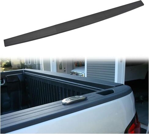 ECOTRIC Tailgate Molding Cap Cover Trim Compatible with 2014-2019 Chevy Chevrolet Silverado GMC Sierra 1500 2500HD 3500HD Replacement for 22763062 GM1904110 Top Protector Molding (3Pcs) in Saudi Arabia