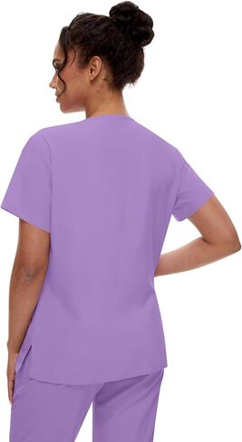 niaahinn Scrubs for Women Set - Classic V-neck Top & Yogga Waistband Jogger Pants with 8 Pockets Breathable Slim Fit Suit in Saudi Arabia