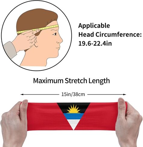 Sports Headband for Men Women Stretch Sweatband Headband Unisex Bandana Outdoor Running Cycling Workout Yoga Gym in Saudi Arabia