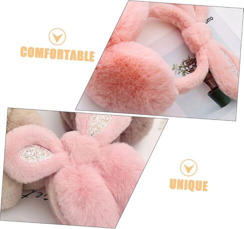 LIFKOME Bright Color Earmuffs for Boys and Girls Ear Covers for Boys and Girls Windproof Ear Soft and Comfortable Design Cold Weather in Saudi Arabia