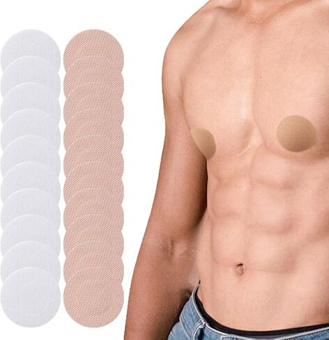 100 Pieces Disposable Nipple Covers for Men, Anti Chafing Stick Protector for Runners Sports Gym in Kuwait
