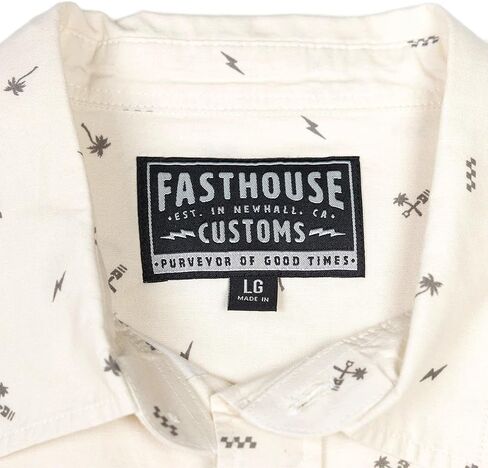 FASTHOUSE Retrospect Short Sleeve Button Up Shirt in Saudi Arabia