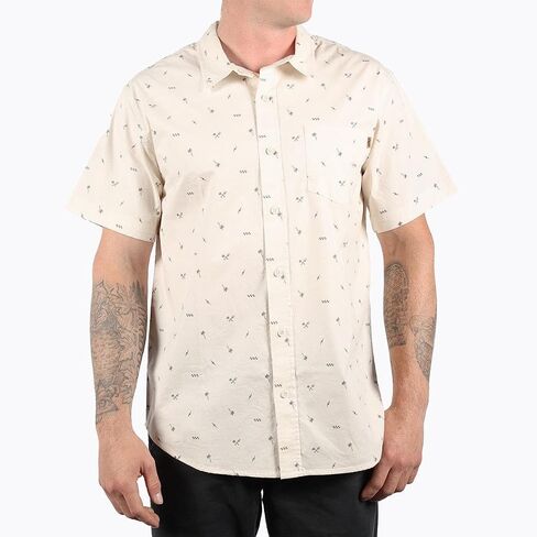 FASTHOUSE Retrospect Short Sleeve Button Up Shirt in Saudi Arabia