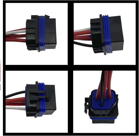 80a/60a 50a/30a 12v ترحيل السيارات المضاد للماء مع مفتاح ترحيل مقبس 5 أسنان لمجموعة ترحيل متعددة الأغراض مروحة السيارات (الأكبر) in Saudi Arabia