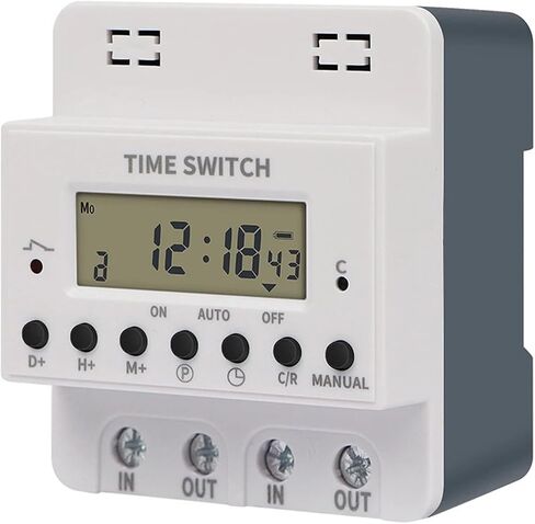 Practical The Time Controller Switch Relay High Power Timer Switch KG316T Display Plastic Switch Relay(80A) in Saudi Arabia