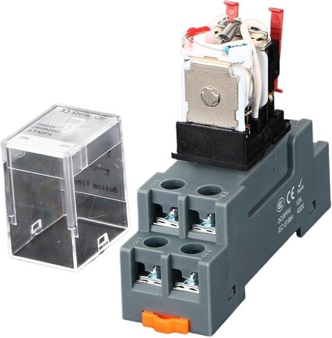 Intermediate Relay Ectromagnetic Industrial Control Relay 2NO 2NC Copper Coil Small 8 Contactor Feet DC 12V 24V AC 220V(24V,Small 8pin-DC) in Saudi Arabia
