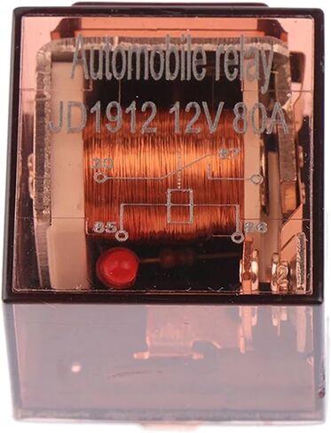Automotive Relay 12V 80A 4Pin 5Pin SPDT High Capacity Switching Car Control Device Car Relays(4 Pin) in Saudi Arabia
