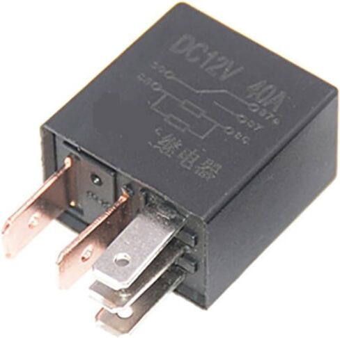 1PCS CAR RELAY DC 12V 40A Current 1NO 1NC SPDT 4/5 CAR CAR Automotive Relay 40 AMP (5Pin) in Saudi Arabia