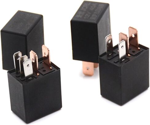 1PCS CAR RELAY DC 12V 40A Current 1NO 1NC SPDT 4/5 CAR CAR Automotive Relay 40 AMP (5Pin) in Saudi Arabia