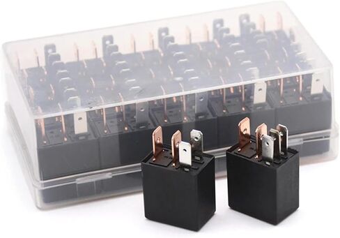 1PCS CAR RELAY DC 12V 40A Current 1NO 1NC SPDT 4/5 CAR CAR Automotive Relay 40 AMP (5Pin) in Saudi Arabia