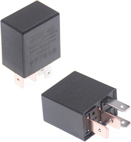 1PCS CAR RELAY DC 12V 40A Current 1NO 1NC SPDT 4/5 CAR CAR Automotive Relay 40 AMP (5Pin) in Saudi Arabia
