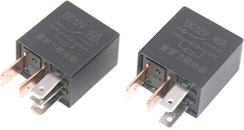 1PCS CAR RELAY DC 12V 40A Current 1NO 1NC SPDT 4/5 CAR CAR Automotive Relay 40 AMP (5Pin) in Saudi Arabia