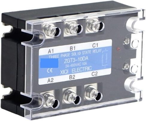 3 مرحلة DC Control AC Relay SSR-10A 25A 40A 60A 80A 100A Three Phase SSR 3-32VDC to 24-480VAC MODULE RELAY (100DA) in Saudi Arabia
