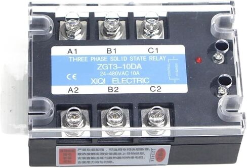 3 مرحلة DC Control AC Relay SSR-10A 25A 40A 60A 80A 100A Three Phase SSR 3-32VDC to 24-480VAC MODULE RELAY (100DA) in Saudi Arabia