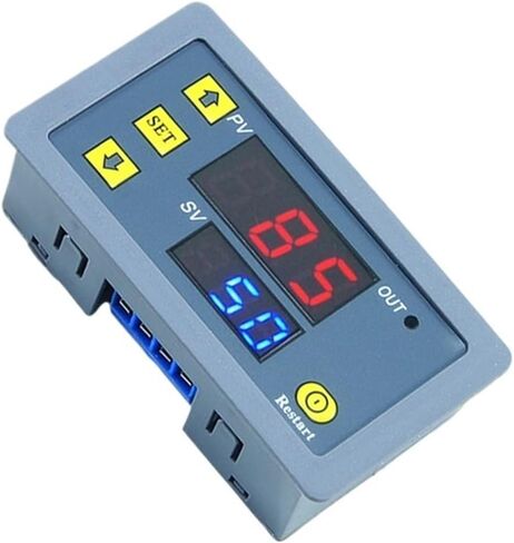 T3230 DC12V DC24V AC110-220V Cycle Delay Relay LED Display Timer Control Switch Djustable Relay Time Delay Switch(DC24V) in Saudi Arabia
