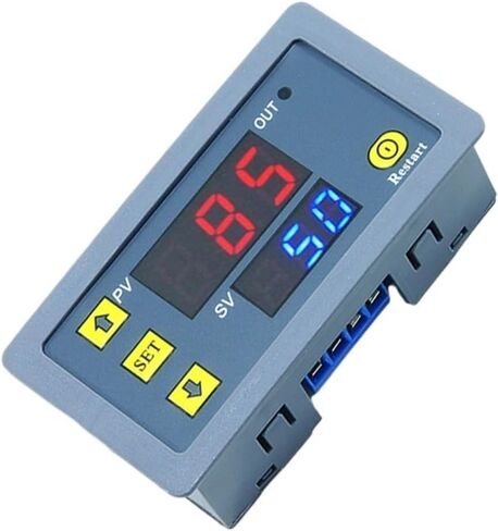 T3230 DC12V DC24V AC110-220V Cycle Delay Relay LED Display Timer Control Switch Djustable Relay Time Delay Switch(DC24V) in Saudi Arabia
