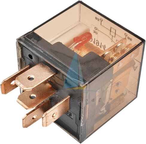 12V 24V 80A 100A 4Pin 5Pin Waterproof Automotive Relay SPDT Car Control Device Car Relays Switch with Relay Socket(12V 5Pin 100A) in Saudi Arabia